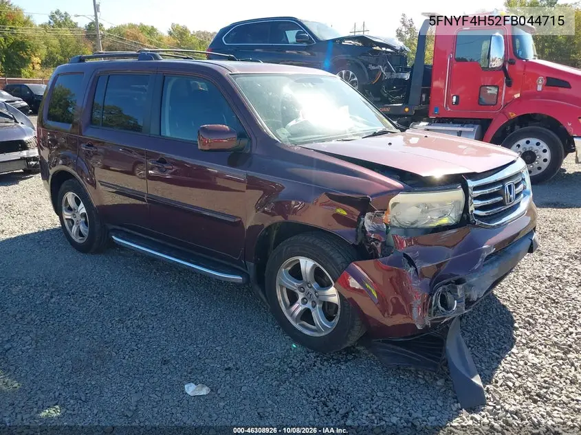 HONDA PILOT 2015, VIN 5FNYF4H52FB044715