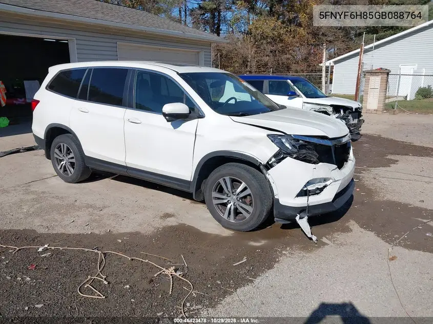 HONDA PILOT 2016, VIN 5FNYF6H85GB088764