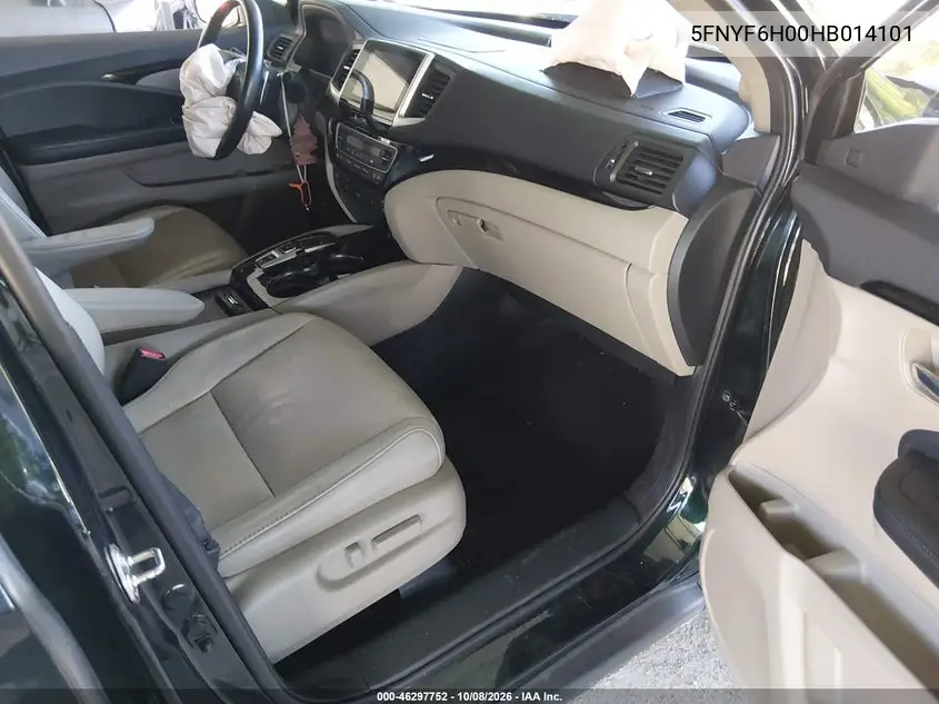 2017 HONDA PILOT VIN 5FNYF6H00HB014101 — фото 5