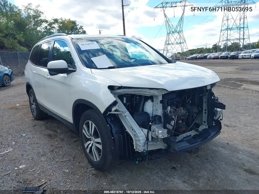 HONDA PILOT 2017, VIN 5FNYF6H71HB053695