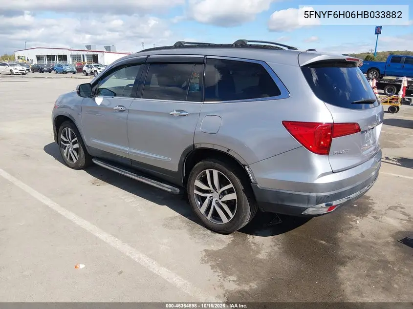 2017 HONDA PILOT VIN 5FNYF6H06HB033882 — фото 3
