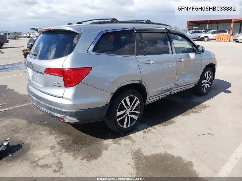 2017 HONDA PILOT VIN 5FNYF6H06HB033882 — фото 4