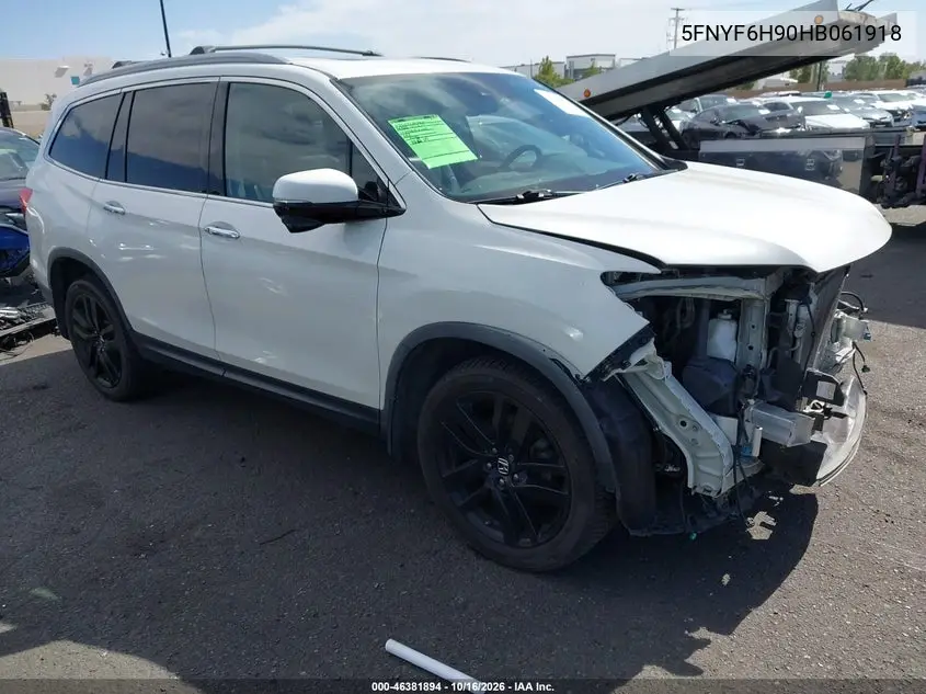 HONDA PILOT 2017, VIN 5FNYF6H90HB061918