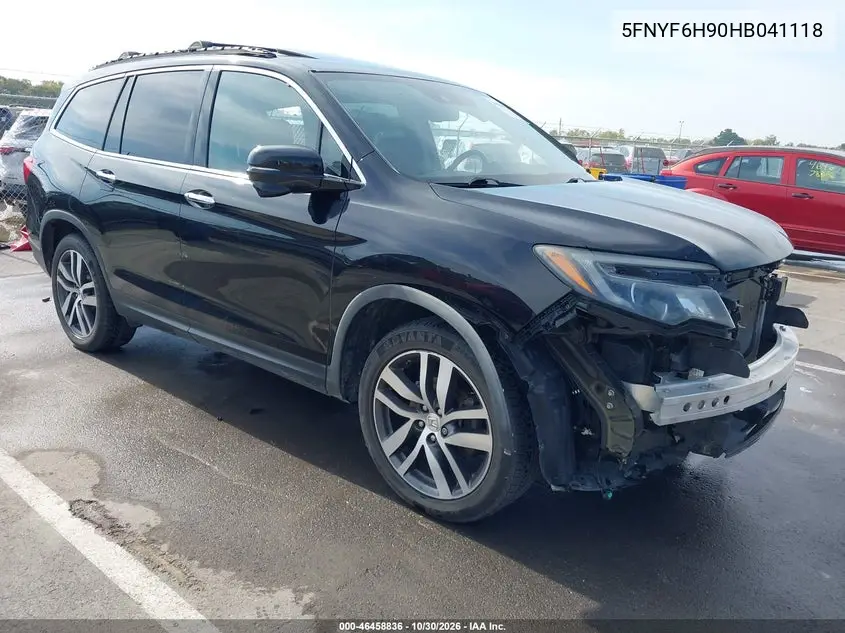 HONDA PILOT 2017, VIN 5FNYF6H90HB041118