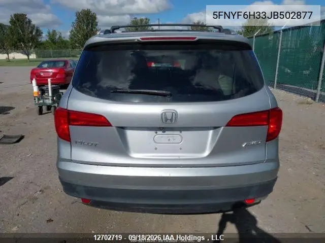 2018 HONDA PILOT VIN 5FNYF6H33JB502877 — фото 18