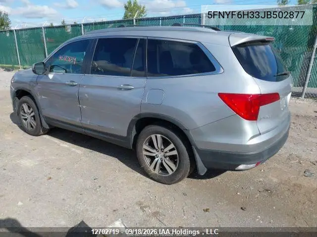 2018 HONDA PILOT VIN 5FNYF6H33JB502877 — фото 4