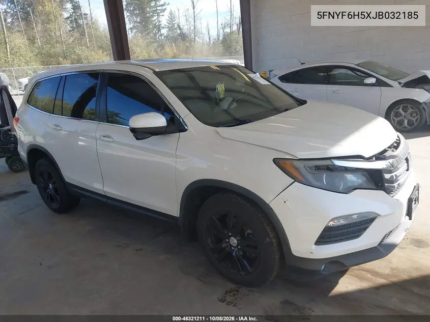 HONDA PILOT 2018, VIN 5FNYF6H5XJB032185