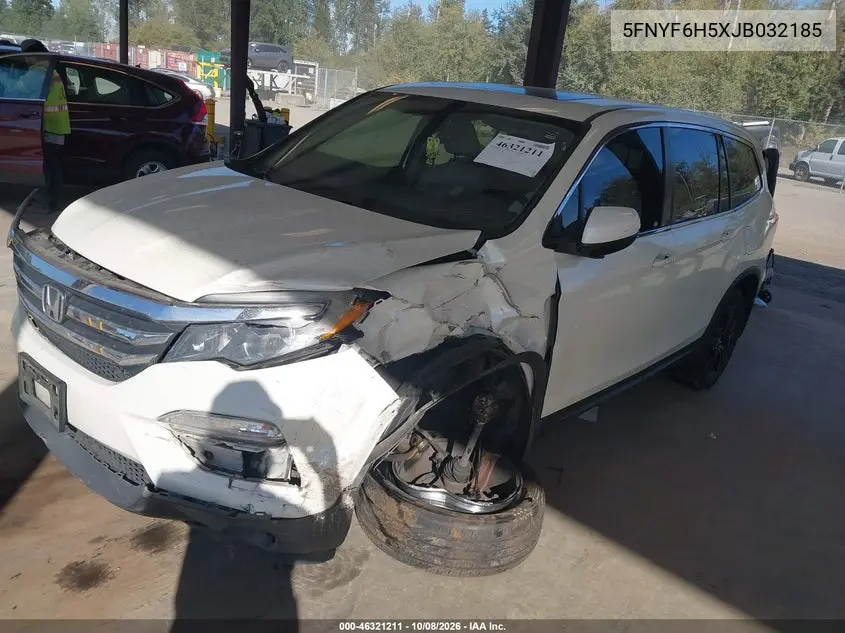 2018 HONDA PILOT VIN 5FNYF6H5XJB032185 — фото 2