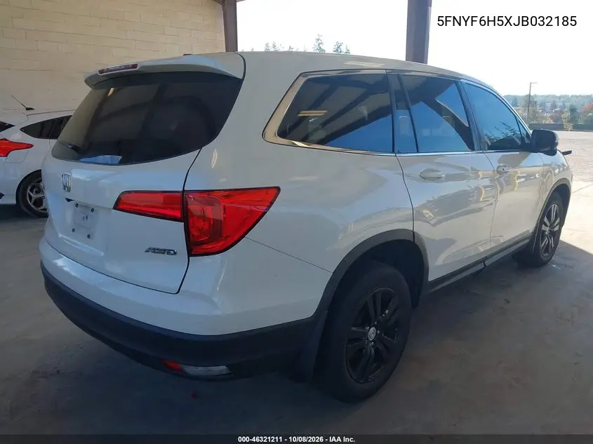 2018 HONDA PILOT VIN 5FNYF6H5XJB032185 — фото 4