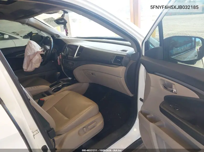 2018 HONDA PILOT VIN 5FNYF6H5XJB032185 — фото 5