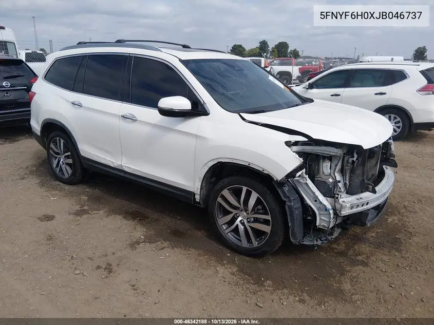 HONDA PILOT 2018, VIN 5FNYF6H0XJB046737
