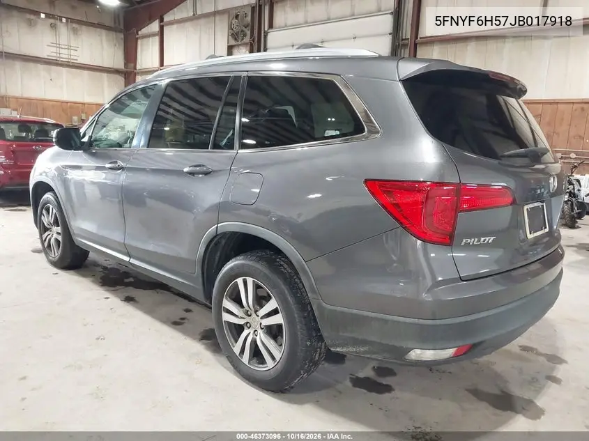 2018 HONDA PILOT VIN 5FNYF6H57JB017918 — фото 3