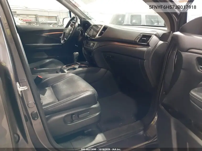 2018 HONDA PILOT VIN 5FNYF6H57JB017918 — фото 5