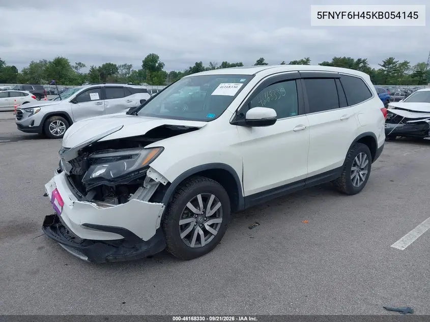 2019 HONDA PILOT VIN 5FNYF6H57KB054145 — фото 2