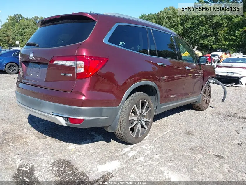 2019 HONDA PILOT VIN 5FNYF5H61KB008135 — фото 4