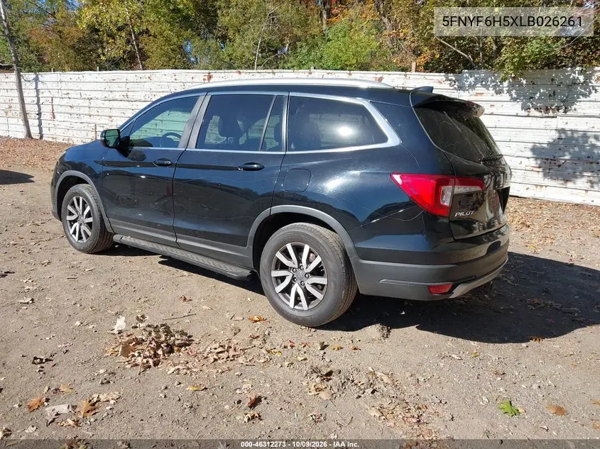2020 HONDA PILOT VIN 5FNYF6H5XLB026261 — фото 3