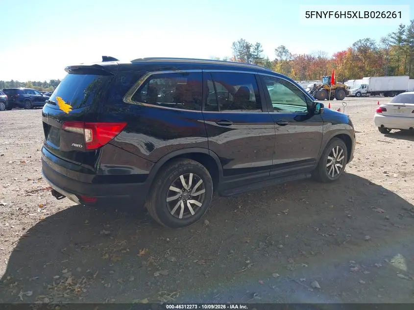 2020 HONDA PILOT VIN 5FNYF6H5XLB026261 — фото 4