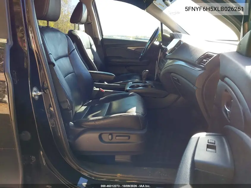2020 HONDA PILOT VIN 5FNYF6H5XLB026261 — фото 5