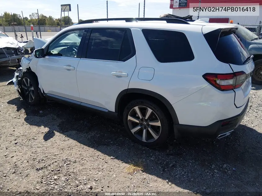 2023 HONDA PILOT VIN 5FNYG2H74PB016418 — фото 3