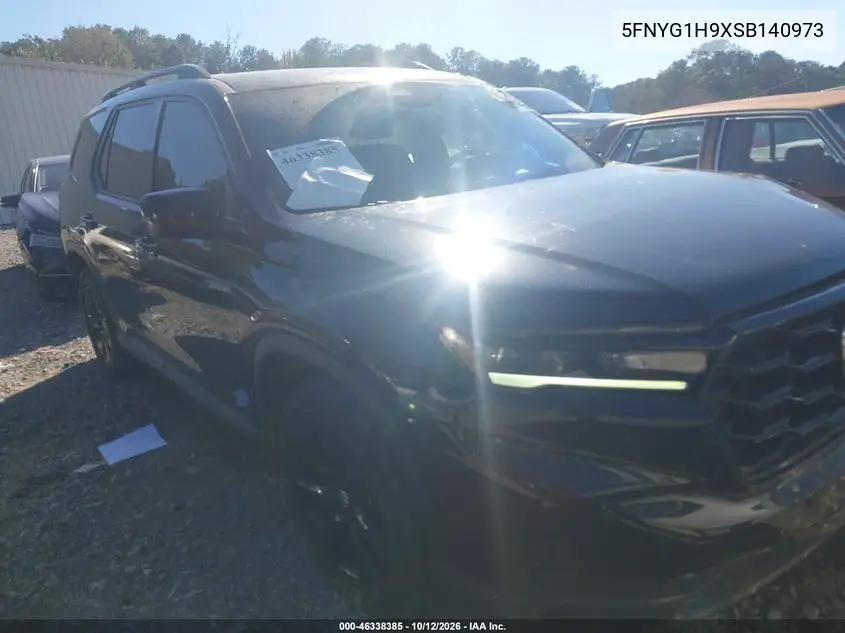 HONDA PILOT 2025, VIN 5FNYG1H9XSB140973