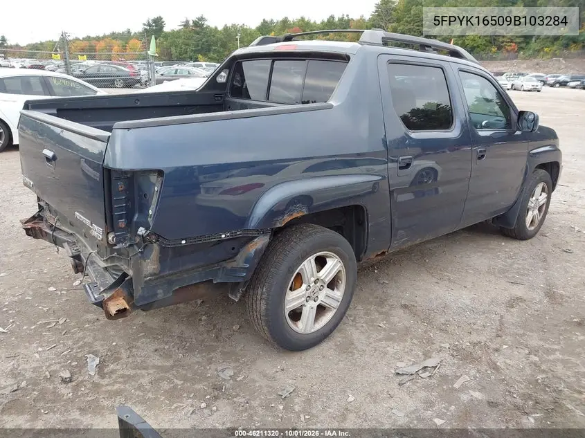 2009 HONDA RIDGELINE VIN 5FPYK16509B103284 — фото 4