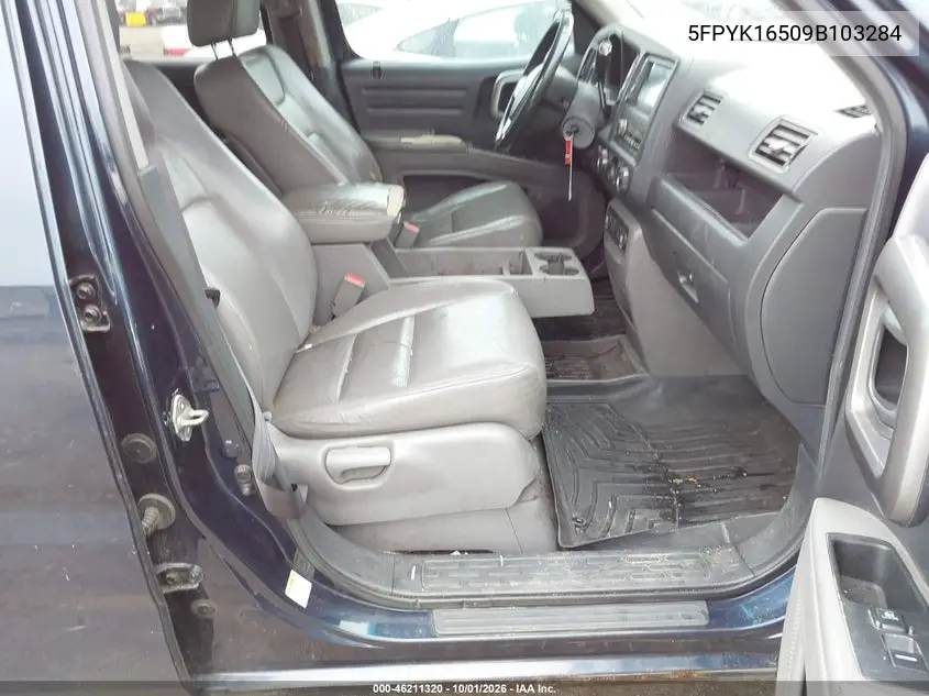 2009 HONDA RIDGELINE VIN 5FPYK16509B103284 — фото 5