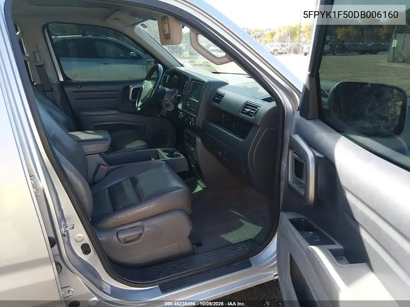 2013 HONDA RIDGELINE VIN 5FPYK1F50DB006160 — фото 5