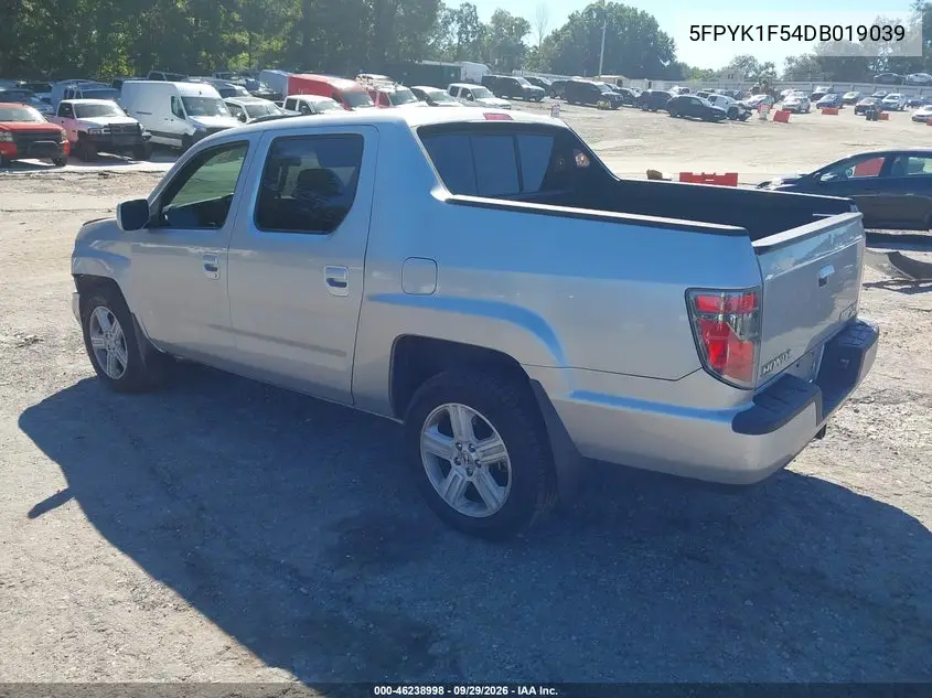 2013 HONDA RIDGELINE VIN 5FPYK1F54DB019039 — фото 3