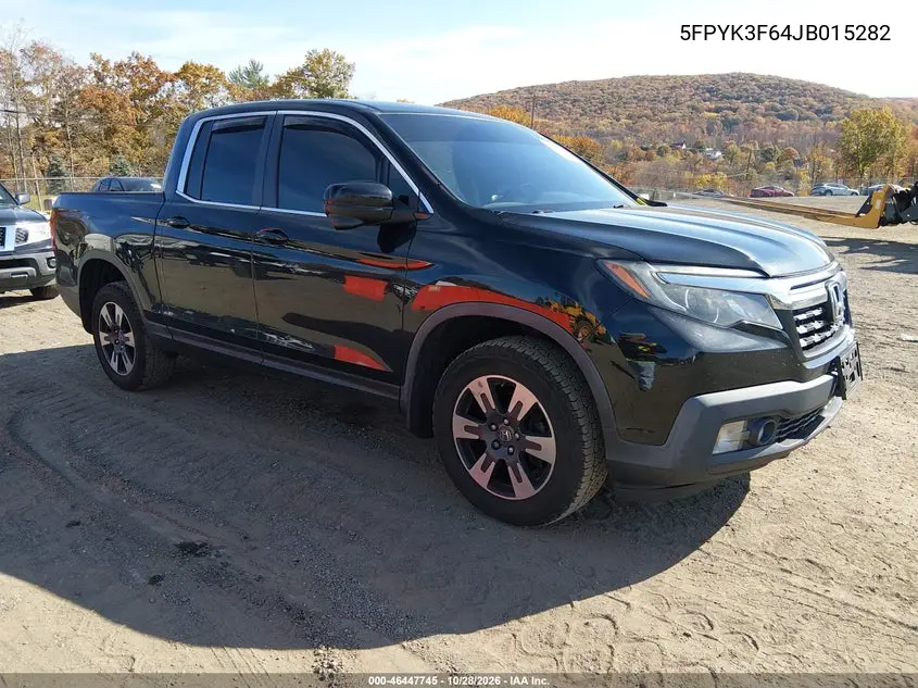 HONDA RIDGELINE 2018, VIN 5FPYK3F64JB015282