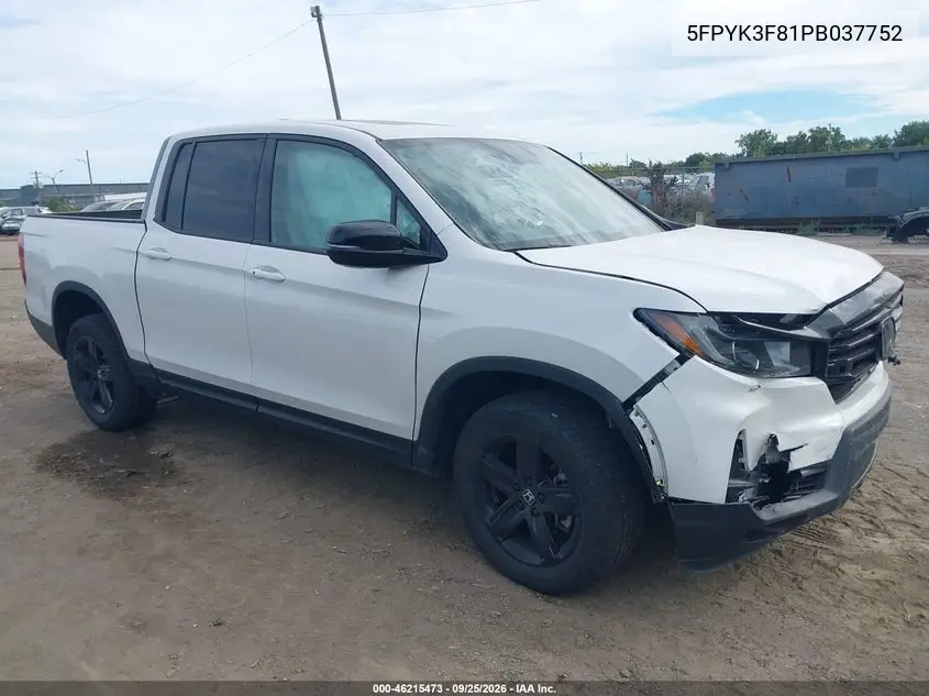 HONDA RIDGELINE 2023, VIN 5FPYK3F81PB037752