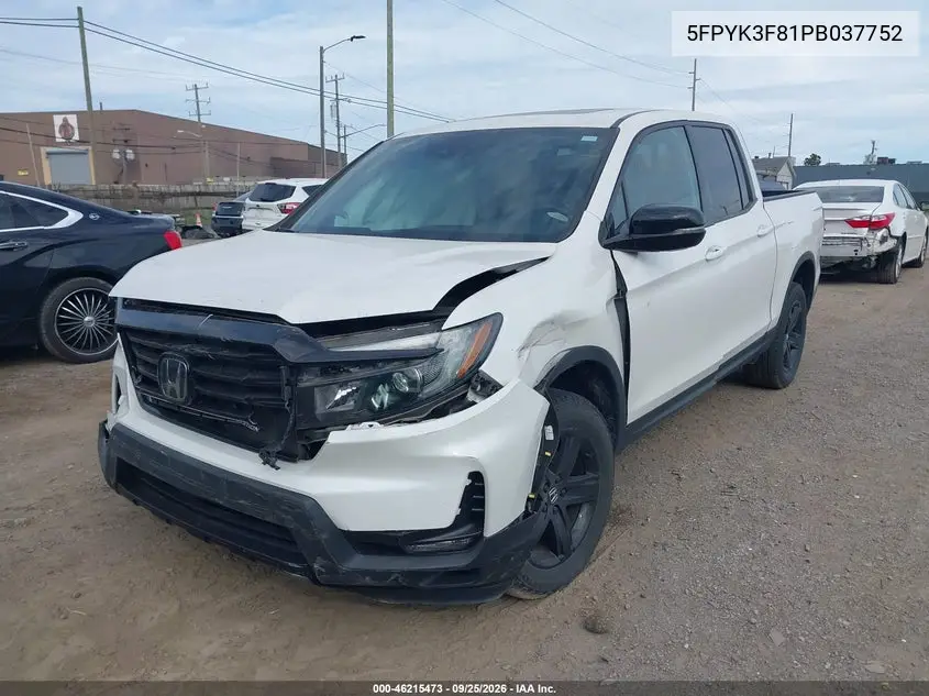 2023 HONDA RIDGELINE VIN 5FPYK3F81PB037752 — фото 2