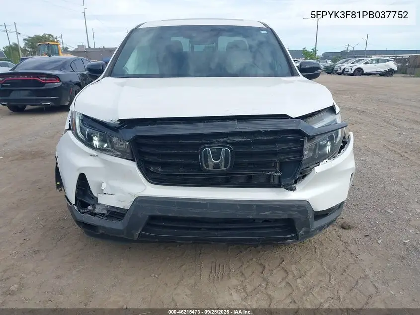 2023 HONDA RIDGELINE VIN 5FPYK3F81PB037752 — фото 6