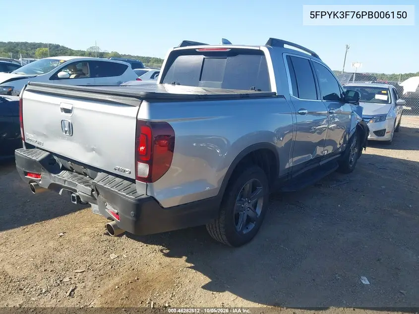 2023 HONDA RIDGELINE VIN 5FPYK3F76PB006150 — фото 4