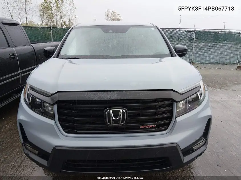 2023 HONDA RIDGELINE VIN 5FPYK3F14PB067718 — фото 11