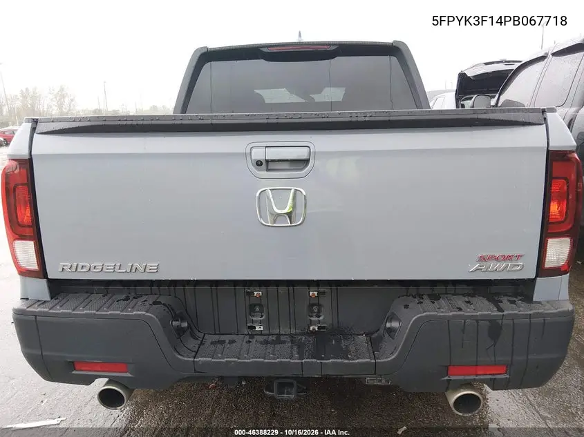 2023 HONDA RIDGELINE VIN 5FPYK3F14PB067718 — фото 15