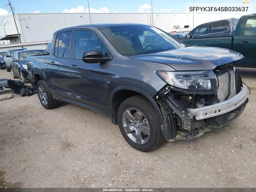 HONDA RIDGELINE 2025, VIN 5FPYK3F64SB033637