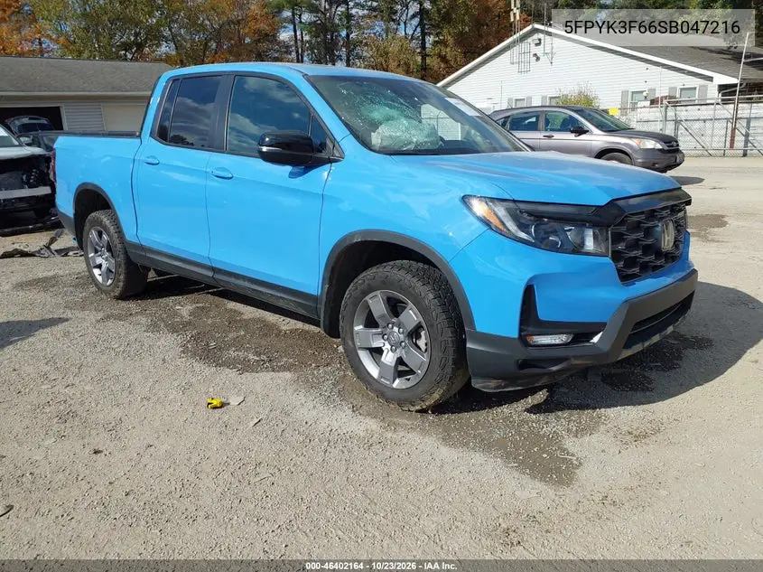 HONDA RIDGELINE 2025, VIN 5FPYK3F66SB047216