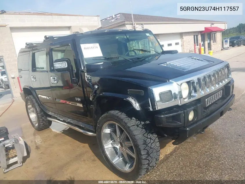 HUMMER H2 2004, VIN 5GRGN23U74H117557