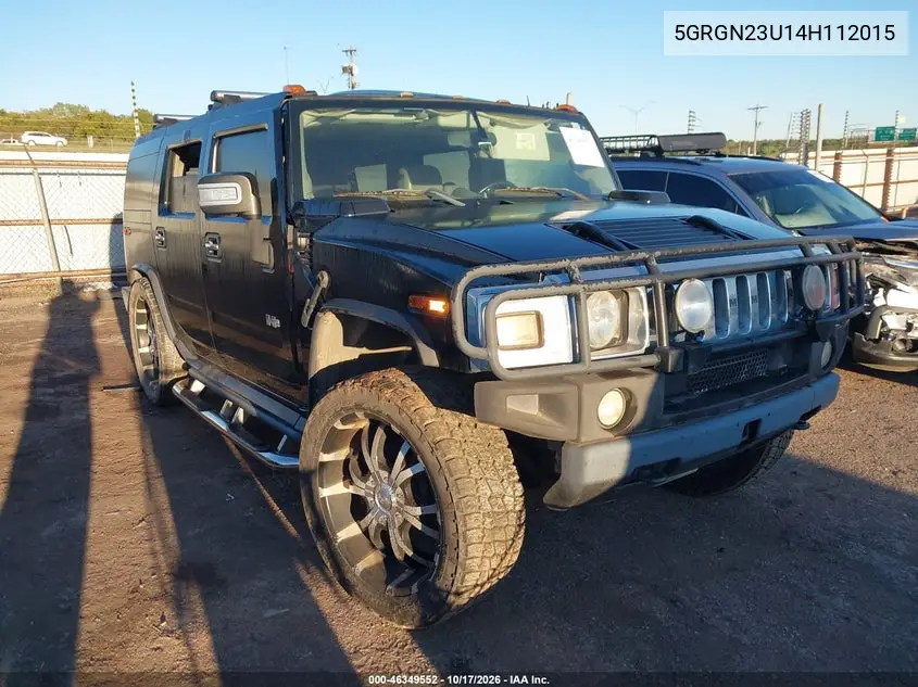 HUMMER H2 2004, VIN 5GRGN23U14H112015