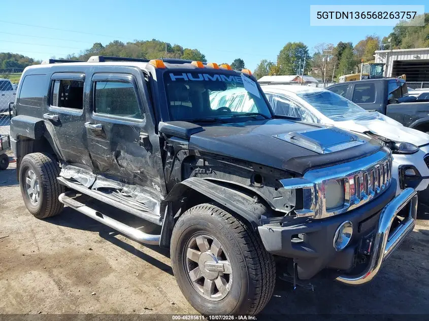 HUMMER H3 2006, VIN 5GTDN136568263757