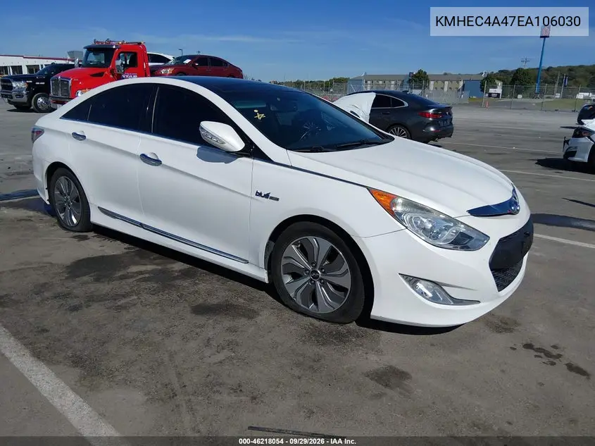 HYUNDAI SONATA 2014, VIN KMHEC4A47EA106030