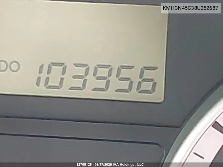 2008 HYUNDAI ACCENT VIN KMHCN45C38U252687 — фото 15
