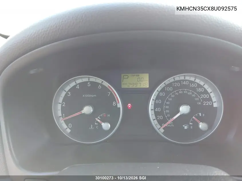 2008 HYUNDAI ACCENT VIN KMHCN35CX8U092575 — фото 7