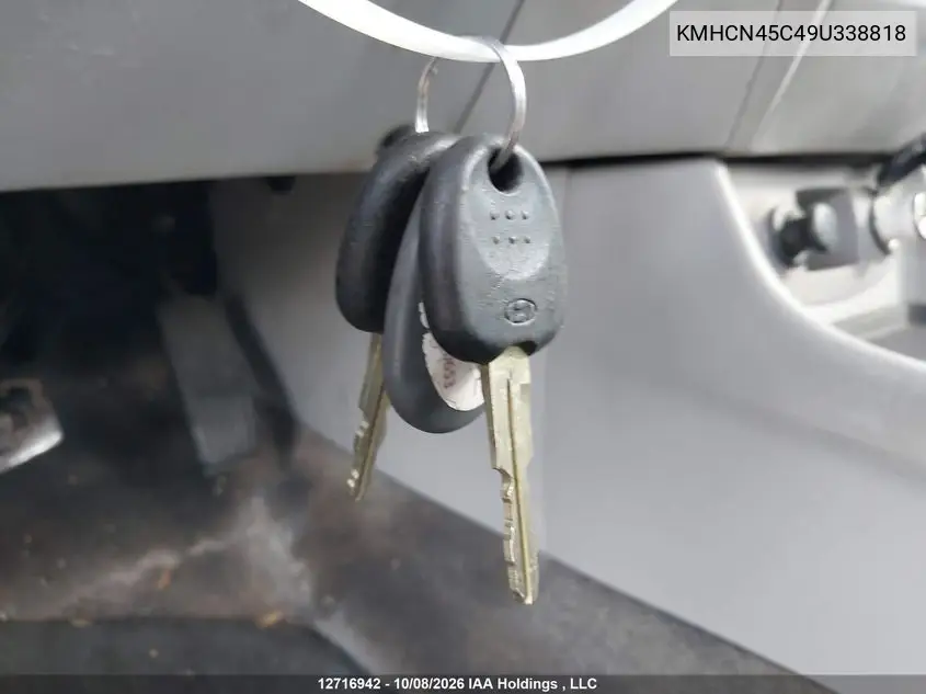2009 HYUNDAI ACCENT VIN KMHCN45C49U338818 — фото 11