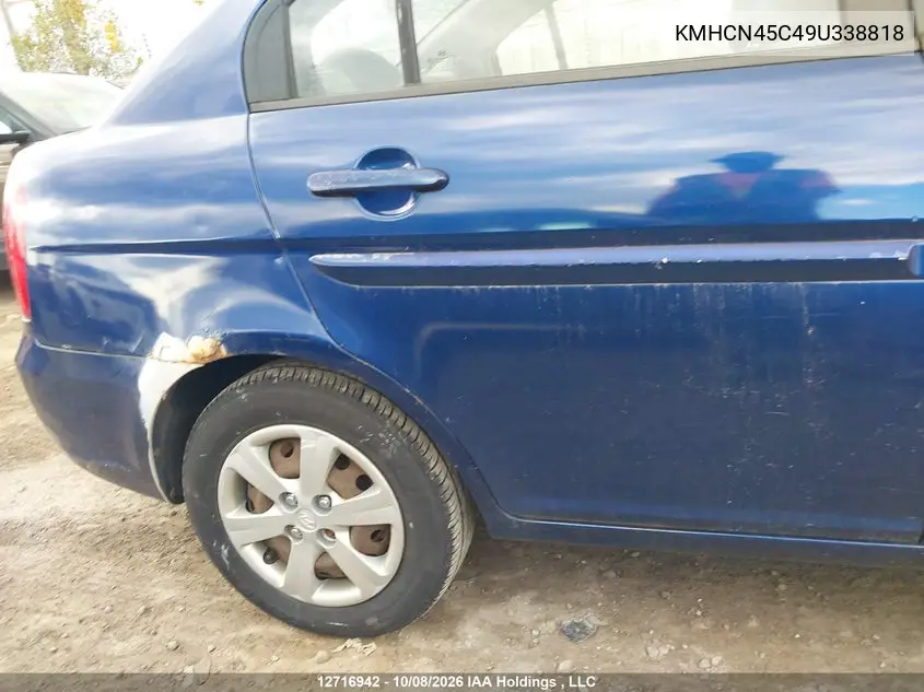 2009 HYUNDAI ACCENT VIN KMHCN45C49U338818 — фото 19