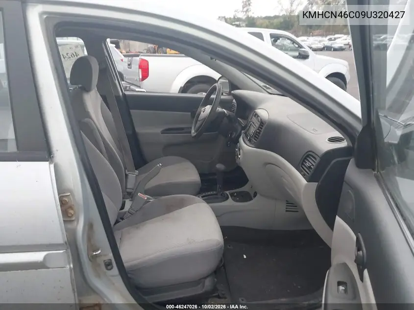 2009 HYUNDAI ACCENT VIN KMHCN46C09U320427 — фото 5