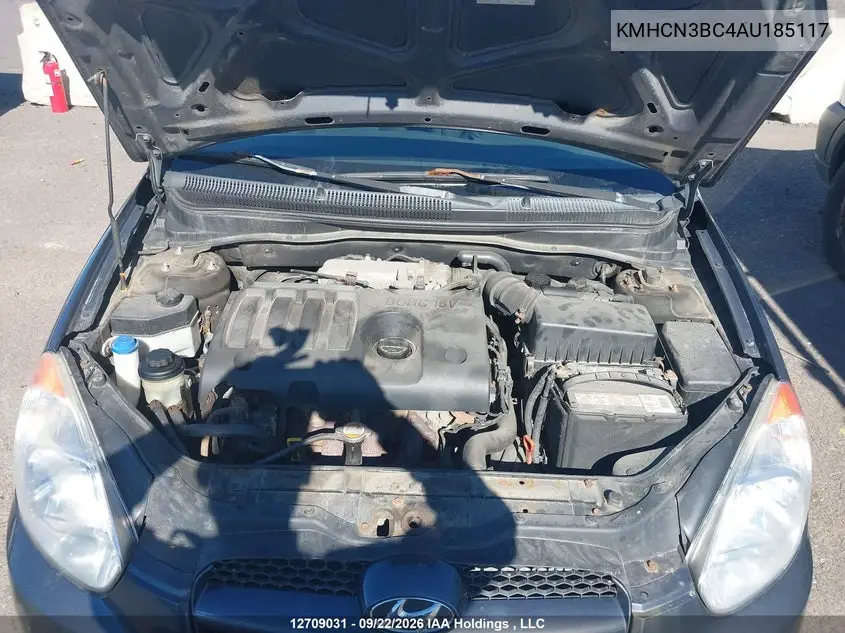 2010 HYUNDAI ACCENT VIN KMHCN3BC4AU185117 — фото 10
