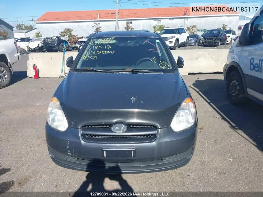 2010 HYUNDAI ACCENT VIN KMHCN3BC4AU185117 — фото 12
