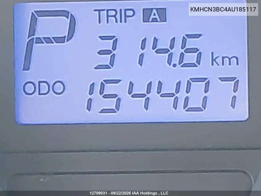 2010 HYUNDAI ACCENT VIN KMHCN3BC4AU185117 — фото 15