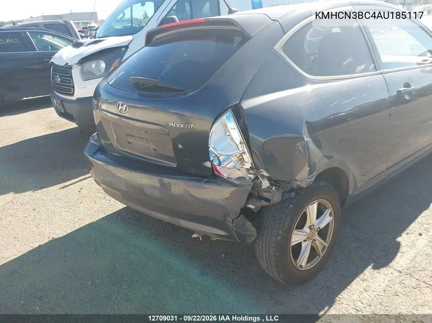 2010 HYUNDAI ACCENT VIN KMHCN3BC4AU185117 — фото 6